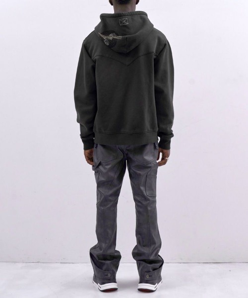 MLVINCE】ARMY ZIP HOODY / ブラック [AZH20BK]（パーカー）｜STYLISE