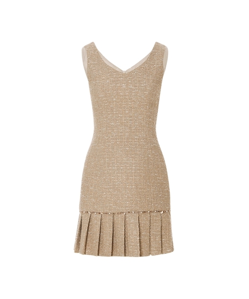 スプレンダー ツイード ミニワンピース