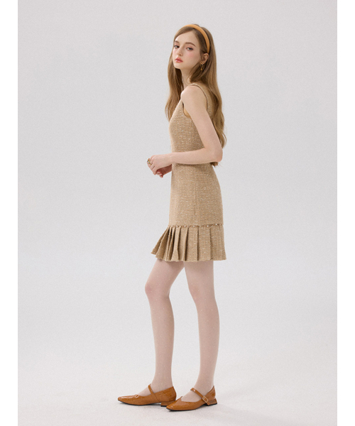 スプレンダー ツイード ミニワンピース