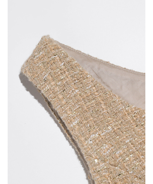 スプレンダー ツイード ミニワンピース