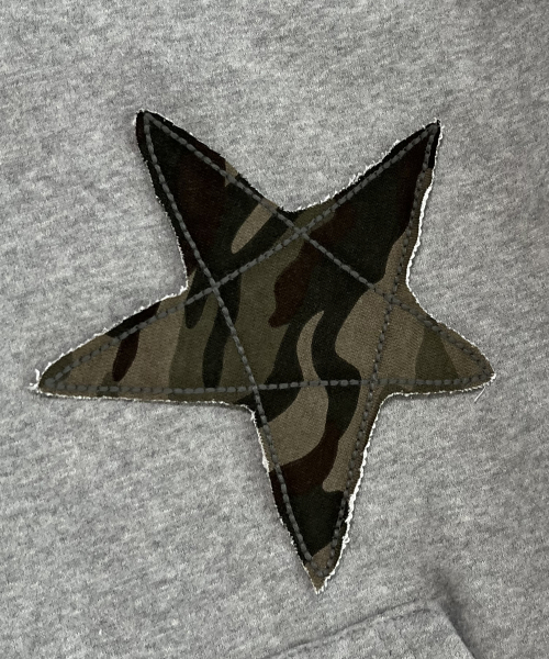 SK8ER ROCK(スケーターロック)の「Star Napping Sweat Hood Zip-Up ((melange gray))(パーカー・レディース・その他・FREE)」の5枚目の写真