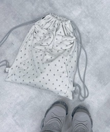 Never mind the XU   Chikashitsu+（ネバーマインド ザ エックスユー / チカシツプラス）の「【nmtc+】dot angel wing knapsack   【エムティーシープラス】ドットエンジェルウィングナップサック（バックパック/リュック）」