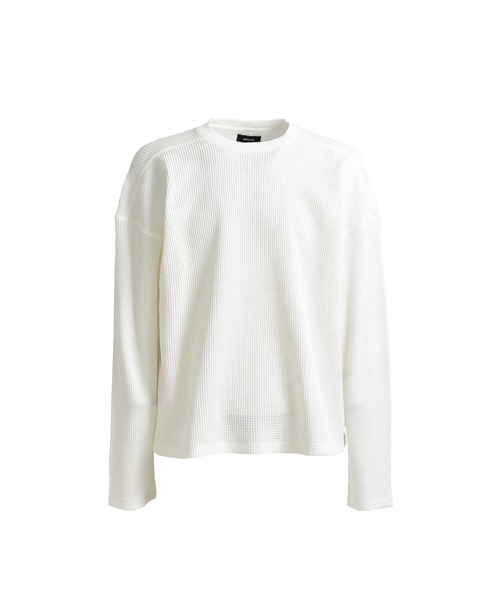 BREATH(ブレス)の「NEWRICH WAFFLE LS TEE(Tシャツ/カットソー・メンズ・ブラック/ホワイト・X-LARGE/LARGE/XX-LARGE)」の2枚目の写真