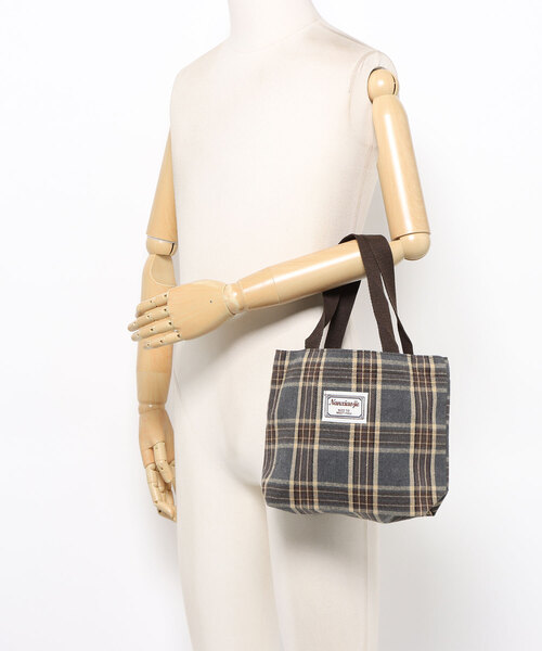 Mignonjour（ミニョンジュール）の「Mignonjour/チェック柄ミニトートバッグ M2865（トートバッグ・レディース・ブラウン/グリーン/レッド・FREE）」の10枚目の写真