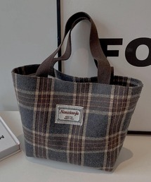 Mignonjour/チェック柄ミニトートバッグ M2865