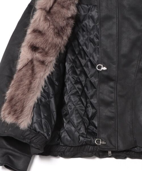 Figments（フィグメンツ）の「N2Bコーティングブルゾン（ミリタリージャケット・レディース・ブラック・FREE）」の12枚目の写真