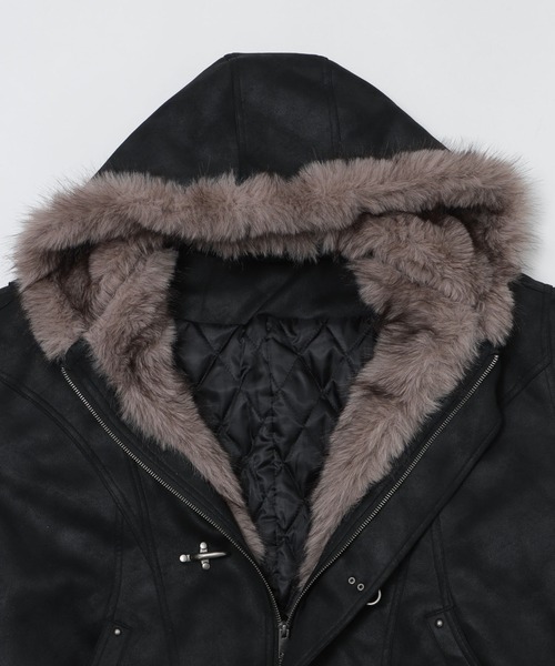 Figments（フィグメンツ）の「N2Bコーティングブルゾン（ミリタリージャケット・レディース・ブラック・FREE）」の4枚目の写真