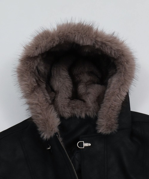 Figments（フィグメンツ）の「N2Bコーティングブルゾン（ミリタリージャケット・レディース・ブラック・FREE）」の5枚目の写真