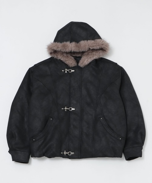 Figments（フィグメンツ）の「N2Bコーティングブルゾン（ミリタリージャケット・レディース・ブラック・FREE）」の20枚目の写真