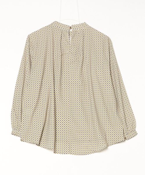 A.N.L（エーエヌエル　レーベル）の「A.N.L 幾何柄ボウタイブラウス（シャツ/ブラウス・レディース・レンガ/アイボリー・38）」の11枚目の写真