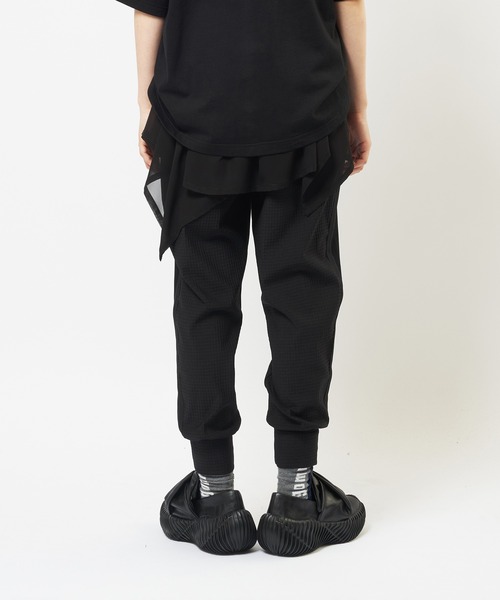 gomme(ゴム)の「ミックスフリルパンツ(スウェットパンツ・レディース・ブラック・MEDIUM)」の18枚目の写真