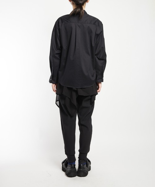 gomme(ゴム)の「ミックスフリルパンツ(スウェットパンツ・レディース・ブラック・MEDIUM)」の21枚目の写真