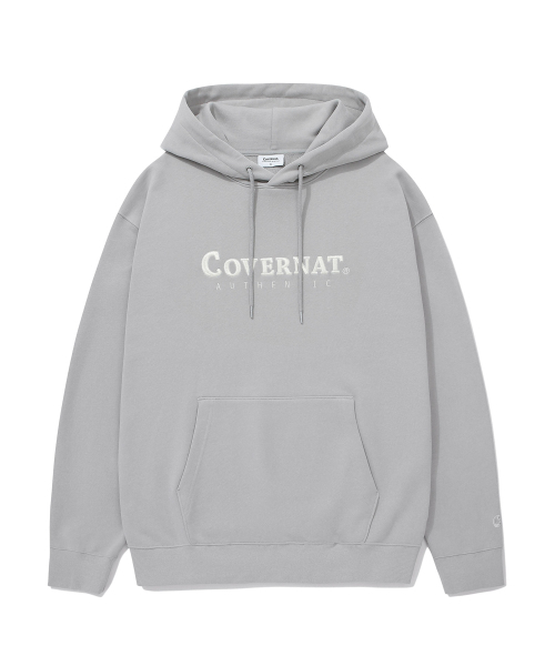 COVERNAT(カバーナット)の「アセンティックロゴフードパーカーグレー(パーカー・レディース・その他・SMALL/X-SMALL/MEDIUM/LARGE/X-LARGE/XX-LARGE)」の1枚目の写真