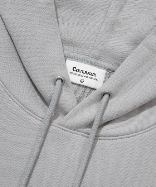 COVERNAT(カバーナット)の「アセンティックロゴフードパーカーグレー(パーカー・レディース・その他・SMALL/X-SMALL/MEDIUM/LARGE/X-LARGE/XX-LARGE)」の8枚目の写真