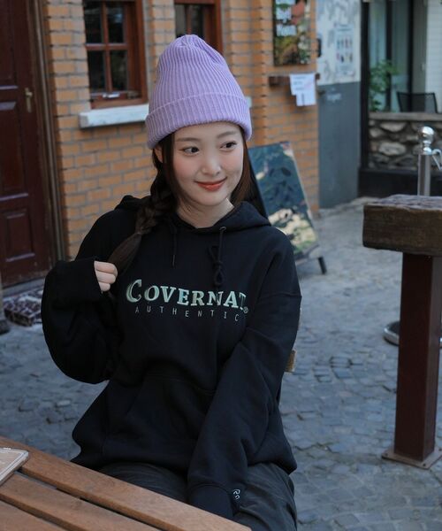 COVERNAT(カバーナット)の「アセンティックロゴフードパーカーグレー(パーカー・レディース・その他・SMALL/X-SMALL/MEDIUM/LARGE/X-LARGE/XX-LARGE)」の3枚目の写真