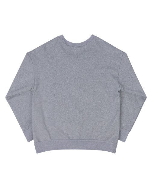 SELITIO(セレティオ)の「オーバーサイズVネックスウェットシャツグレー(スウェット・メンズ・グレー・SMALL/MEDIUM/LARGE/X-LARGE)」の4枚目の写真