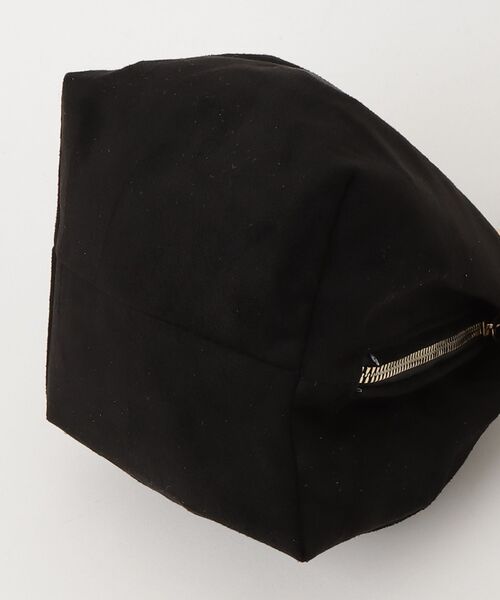 Lunea（ルネア）の「サイドジップスウェードミニバッグ（ハンドバッグ・レディース・ブラック/ベージュ/ボルドー・FREE）」の5枚目の写真