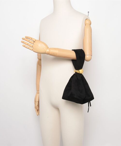 Lunea（ルネア）の「サイドジップスウェードミニバッグ（ハンドバッグ・レディース・ブラック/ベージュ/ボルドー・FREE）」の19枚目の写真