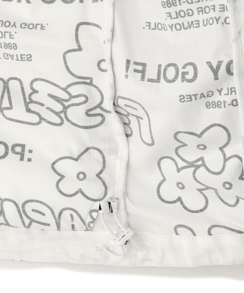 PEARLY GATES（パーリーゲイツ）の「【PEARLY GATES】NyストレッチBIGリップストップ中綿フーディブルゾン ＜ストリート花柄＞（ブルゾン・メンズ・ホワイト系その他・MEDIUM/LARGE/X-LARGE/XX-LARGE）」の10枚目の写真