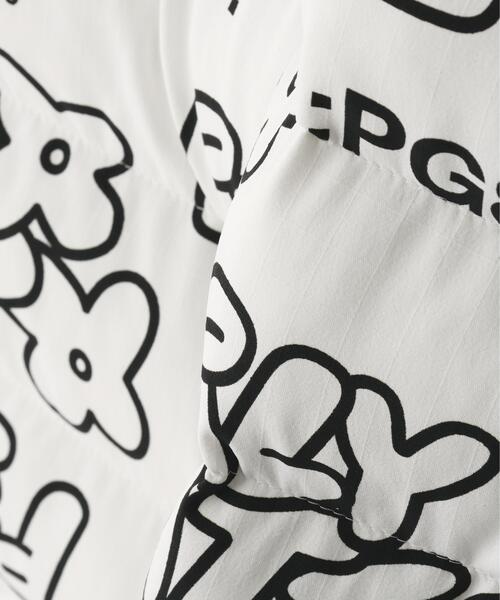 PEARLY GATES（パーリーゲイツ）の「【PEARLY GATES】NyストレッチBIGリップストップ中綿フーディブルゾン ＜ストリート花柄＞（ブルゾン・メンズ・ホワイト系その他・MEDIUM/LARGE/X-LARGE/XX-LARGE）」の9枚目の写真