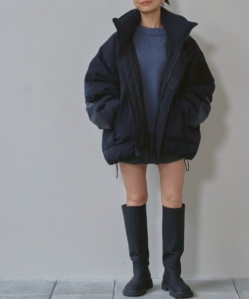 TODAYFUL（トゥデイフル）の「[TODAYFUL/トゥデイフル] モンスターダウンジャケット（ダウンジャケット/コート・レディース・ブラック/オリーブ・36）」の6枚目の写真