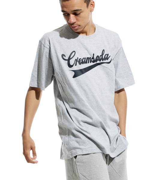 CREAM SODA LAB（クリームソーダラボ）の「アセンティックロゴ半袖Tシャツグレー黒（Tシャツ/カットソー・メンズ・その他・MEDIUM/LARGE/X-LARGE/XX-LARGE）」の3枚目の写真