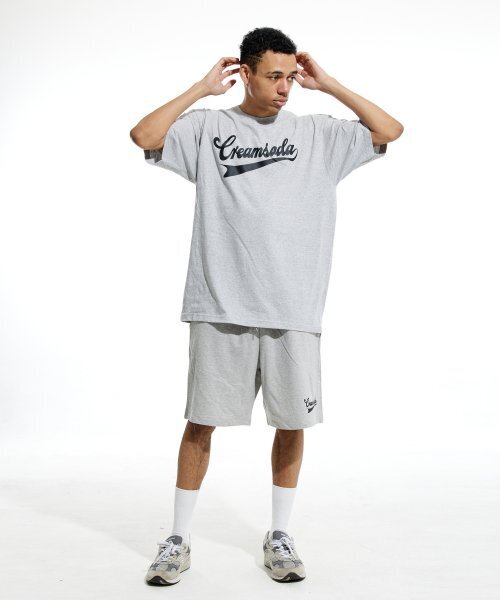 CREAM SODA LAB（クリームソーダラボ）の「アセンティックロゴ半袖Tシャツグレー黒（Tシャツ/カットソー・メンズ・その他・MEDIUM/LARGE/X-LARGE/XX-LARGE）」の8枚目の写真