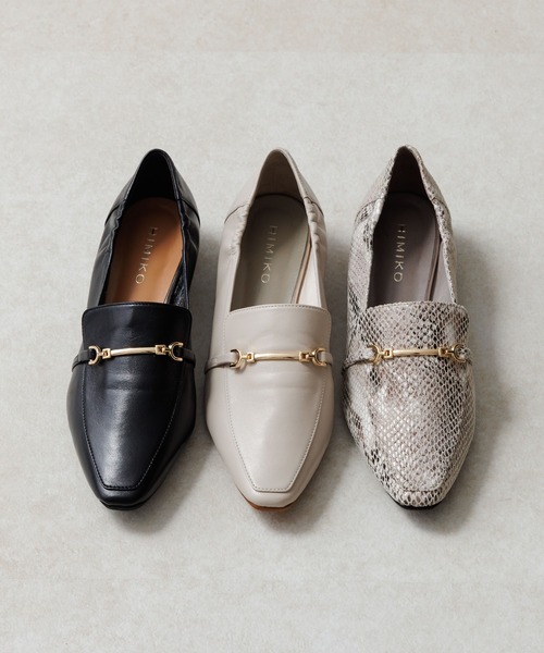 HIMIKO(ヒミコ)の「【HIMIKO】カカトシャーリングソフトローファー/661102(ローファー・レディース・アイボリー/ブラック/グレー系その他・24.5cm/24.0cm/23.5cm/23.0cm/22.5cm/22.0cm/26.5cm/26.0cm/25.5cm/25.0cm/21.5cm)」の4枚目の写真