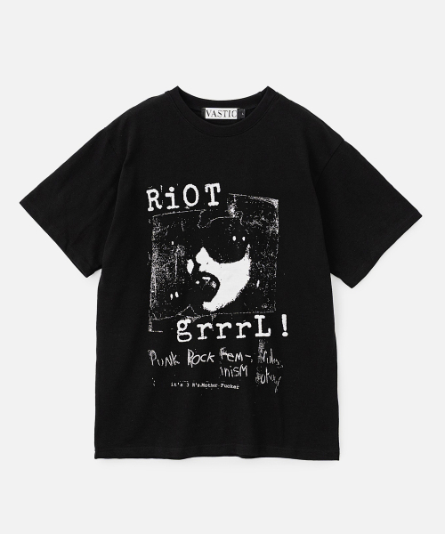 VASTIC(バスティック)の「リオットTシャツ_ブラック(Tシャツ/カットソー・メンズ・その他・MEDIUM/LARGE/X-LARGE)」の2枚目の写真