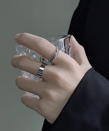 WARAIJOGO（ワライジョウゴ）の「リング2点セット(RO)（リング）」