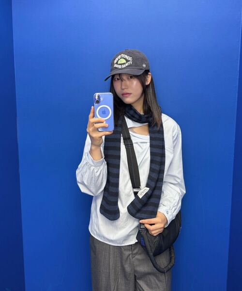 PRAIRIE(KR)(プレーリー)の「ストライプワイドスラックス(グレー)(スラックス・メンズ・その他・SMALL/MEDIUM/LARGE)」の7枚目の写真