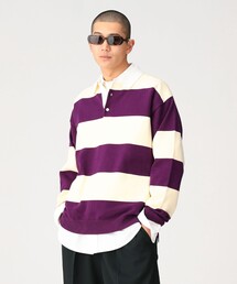 BEAMS（ビームス）の「ワイドフィット 7ゲージ ラガー ニットポロシャツ（ニット/セーター）」