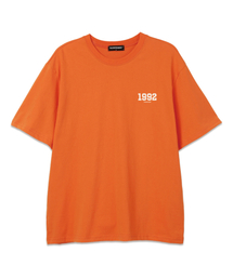 MINI 1992 オーバーサイズ 半袖Tシャツ (VS0101) オレンジ/ホワイト