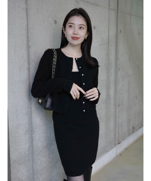 anuans（アニュアンス）の「ヤクウールニットセット（セットアップ・レディース・グレー/カーキブラウン/ブラック・MEDIUM/SMALL）」の18枚目の写真