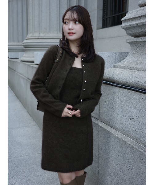 anuans ウールニット セットアップ ヤクウールニットセット（セットアップ）｜anuans（アニュアンス）の