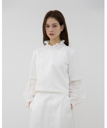 LEVHEARTED（レブハティッド）の「Toccata Crop Top - White（その他アウター）」