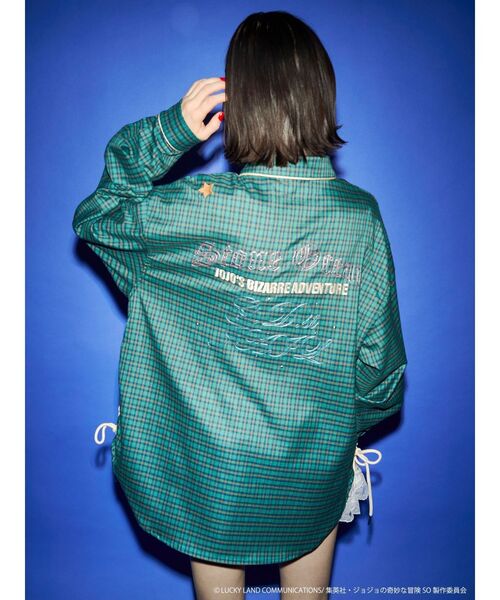 jouetie（ジュエティ）の「【アニメ『ジョジョの奇妙な冒険 ストーンオーシャン』×jouetie】BIGシャツ（シャツ/ブラウス・レディース・その他1/ブラック/アイボリー/ブルー・MEDIUM）」の16枚目の写真