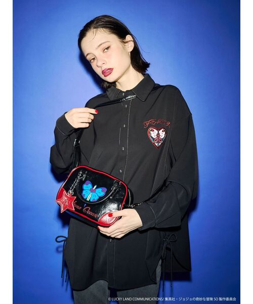 jouetie（ジュエティ）の「【アニメ『ジョジョの奇妙な冒険 ストーンオーシャン』×jouetie】BIGシャツ（シャツ/ブラウス・レディース・その他1/ブラック/アイボリー/ブルー・MEDIUM）」の7枚目の写真