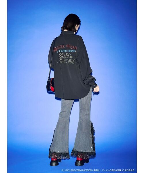 jouetie（ジュエティ）の「【アニメ『ジョジョの奇妙な冒険 ストーンオーシャン』×jouetie】BIGシャツ（シャツ/ブラウス・レディース・その他1/ブラック/アイボリー/ブルー・MEDIUM）」の20枚目の写真