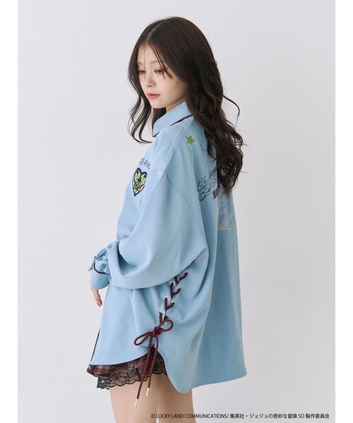 jouetie（ジュエティ）の「【アニメ『ジョジョの奇妙な冒険 ストーンオーシャン』×jouetie】BIGシャツ（シャツ/ブラウス・レディース・その他1/ブラック/アイボリー/ブルー・MEDIUM）」の22枚目の写真