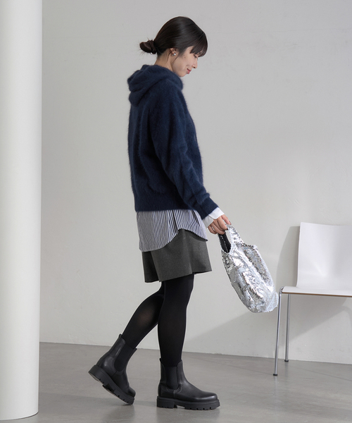 ウォッシャブルサキソニーウールショートパンツ（その他パンツ）｜IENA