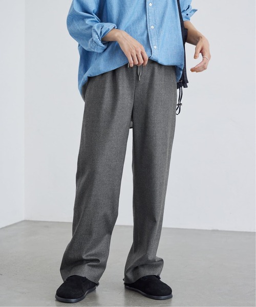 セール】≪手洗い可 / 追加≫ウォッシャブルサキソニーイージーパンツ