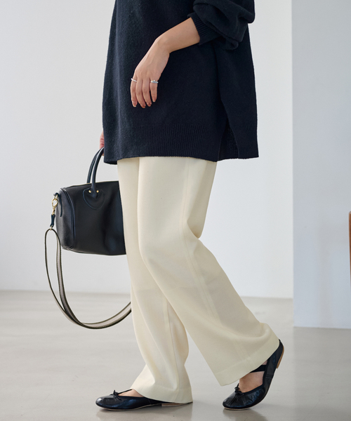 セール】≪手洗い可 / 追加≫ウォッシャブルサキソニーイージーパンツ