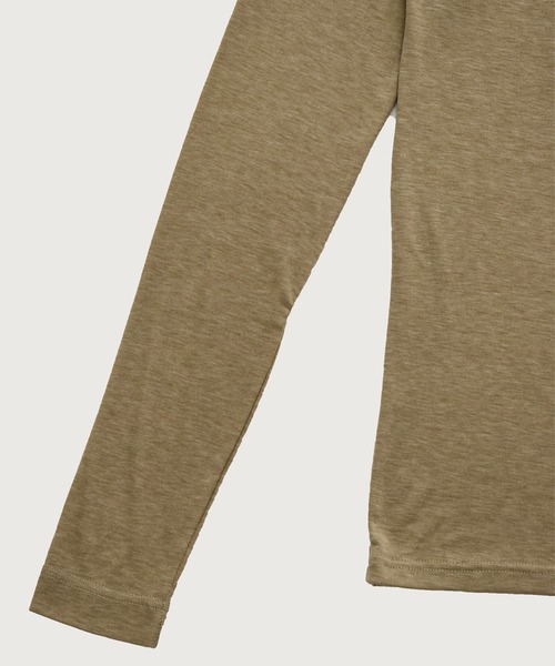 kiehtova(キエトヴァ)の「【kiehtova】BACK OPEN TOPS/バックオープントップス KTWR51(Tシャツ/カットソー・レディース・ブラック/ベージュ・FREE)」の13枚目の写真
