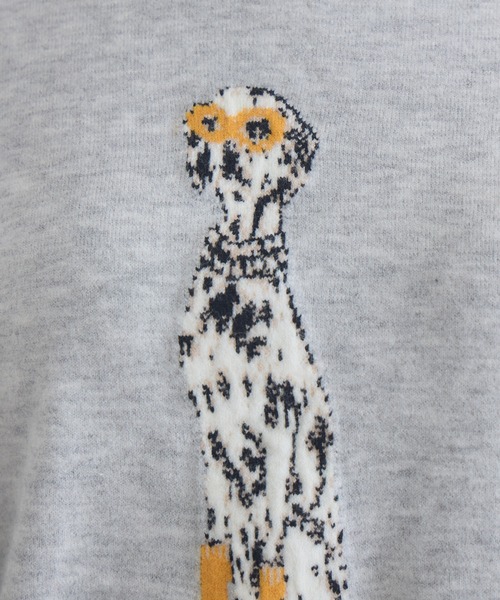 KATHARINE ROSS（キャサリンロス）の「【KATHARINE ROSS】14Gジャガードプルオーバー（ニット/セーター・レディース・ライトグレー/オフホワイト・FREE）」の19枚目の写真