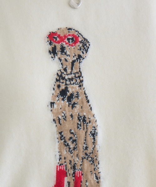 KATHARINE ROSS（キャサリンロス）の「【KATHARINE ROSS】14Gジャガードプルオーバー（ニット/セーター・レディース・ライトグレー/オフホワイト・FREE）」の9枚目の写真