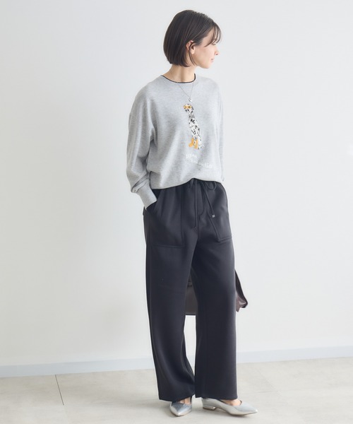 KATHARINE ROSS（キャサリンロス）の「【KATHARINE ROSS】14Gジャガードプルオーバー（ニット/セーター・レディース・ライトグレー/オフホワイト・FREE）」の12枚目の写真