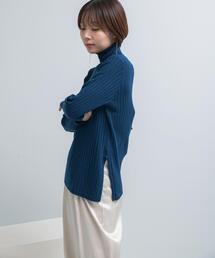 URBAN RESEARCH ROSSO WOMEN | エクストラファインリブタートルニット(ニット/セーター)