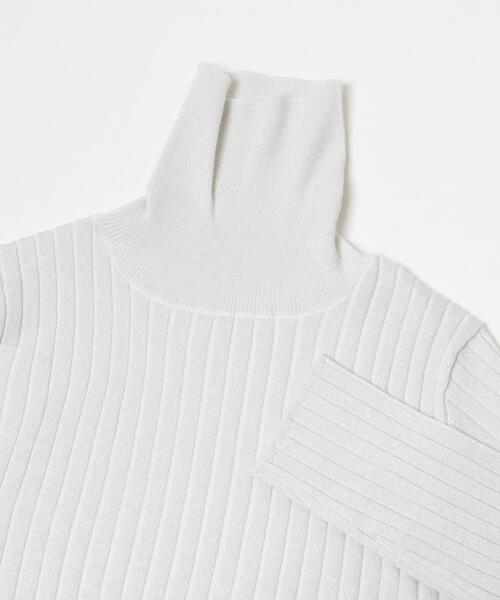 セール】エクストラファインリブタートルニット（ニット/セーター