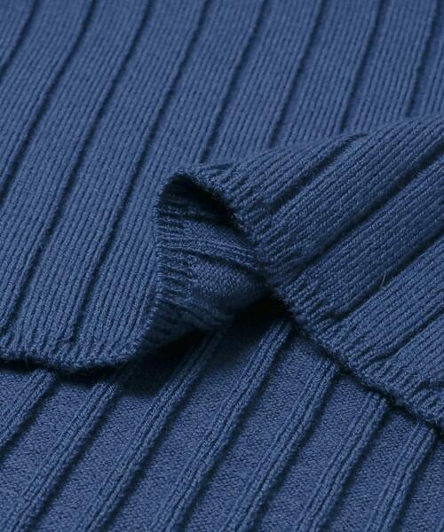 URBAN RESEARCH ROSSO WOMEN(アーバンリサーチ ロッソ)の「エクストラファインリブタートルニット(ニット/セーター・レディース・オリーブ/オフホワイト/ロイヤルブルー・FREE)」の16枚目の写真